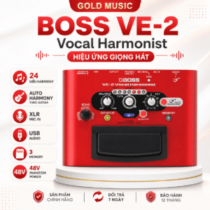 BOSS VE-2 Hiệu Ứng Giọng Hát Guitar boss ve 2 hieu ung giong hat guitar