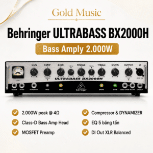 bx2000h bass amply 2 000w behringer