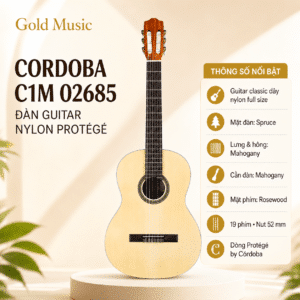 cordoba c1m 02685 dan guitar nylon protege