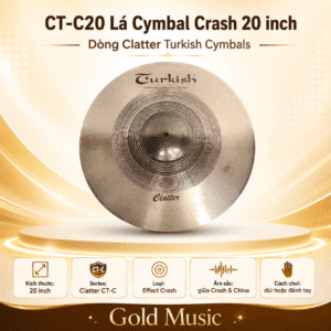 ct c20 la cymbal crash 20 inch dong clatter
