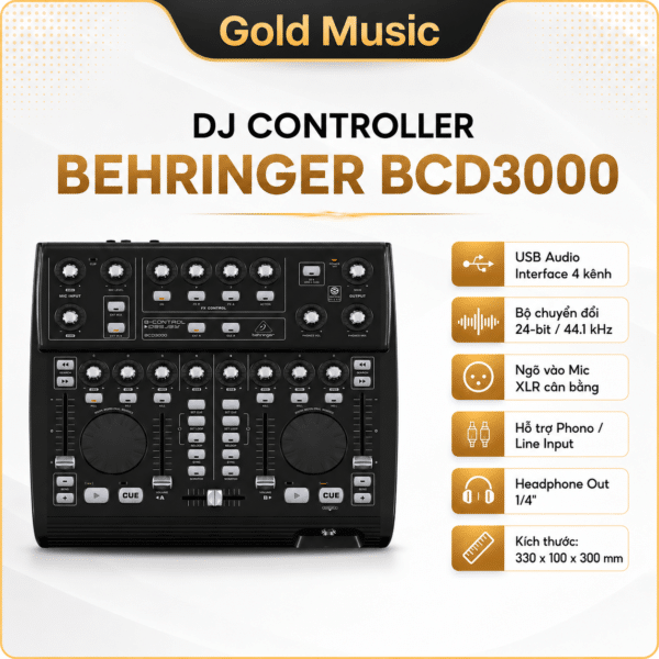 DJ CONTROLLER BEHRINGER BCD3000 dj controller behringer bcd3000