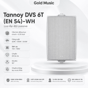 DVS 6T (EN 54)-WH Loa Lắp Đặt Passive Tannoy dvs 6t en 54 wh loa lap dat