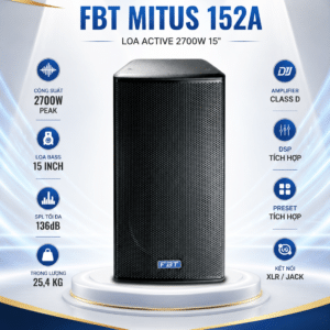 fbt mitus 152a loa active 2700w 15