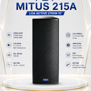 fbt mitus 215a loa active 2700w 15