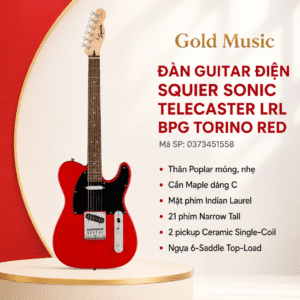 FENDER 0373451558 ĐÀN Guitar ĐIỆN SONIC TELE LRL BPG TOR