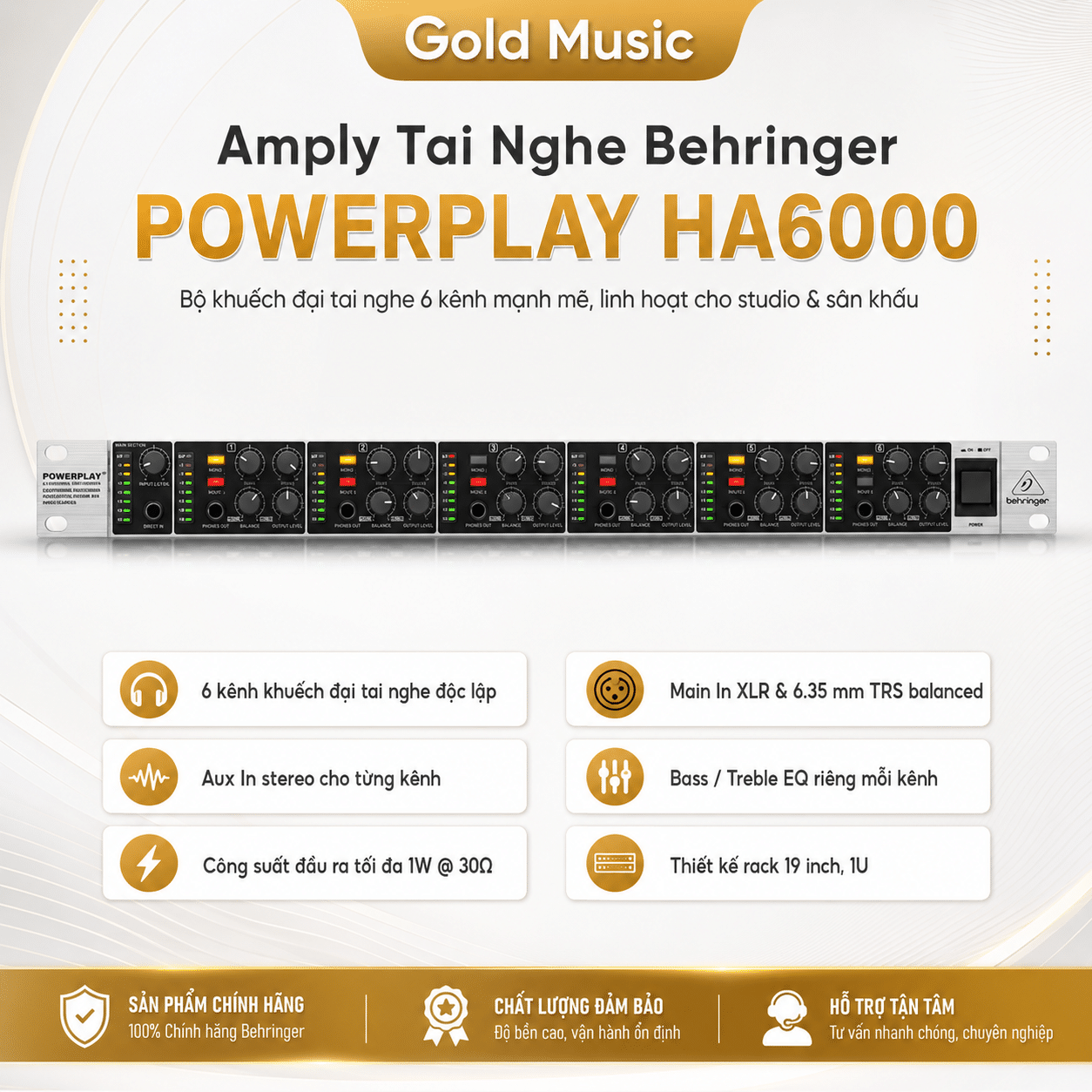 HA6000 Headphone Amply Behringer ha6000 headphone amply behringer