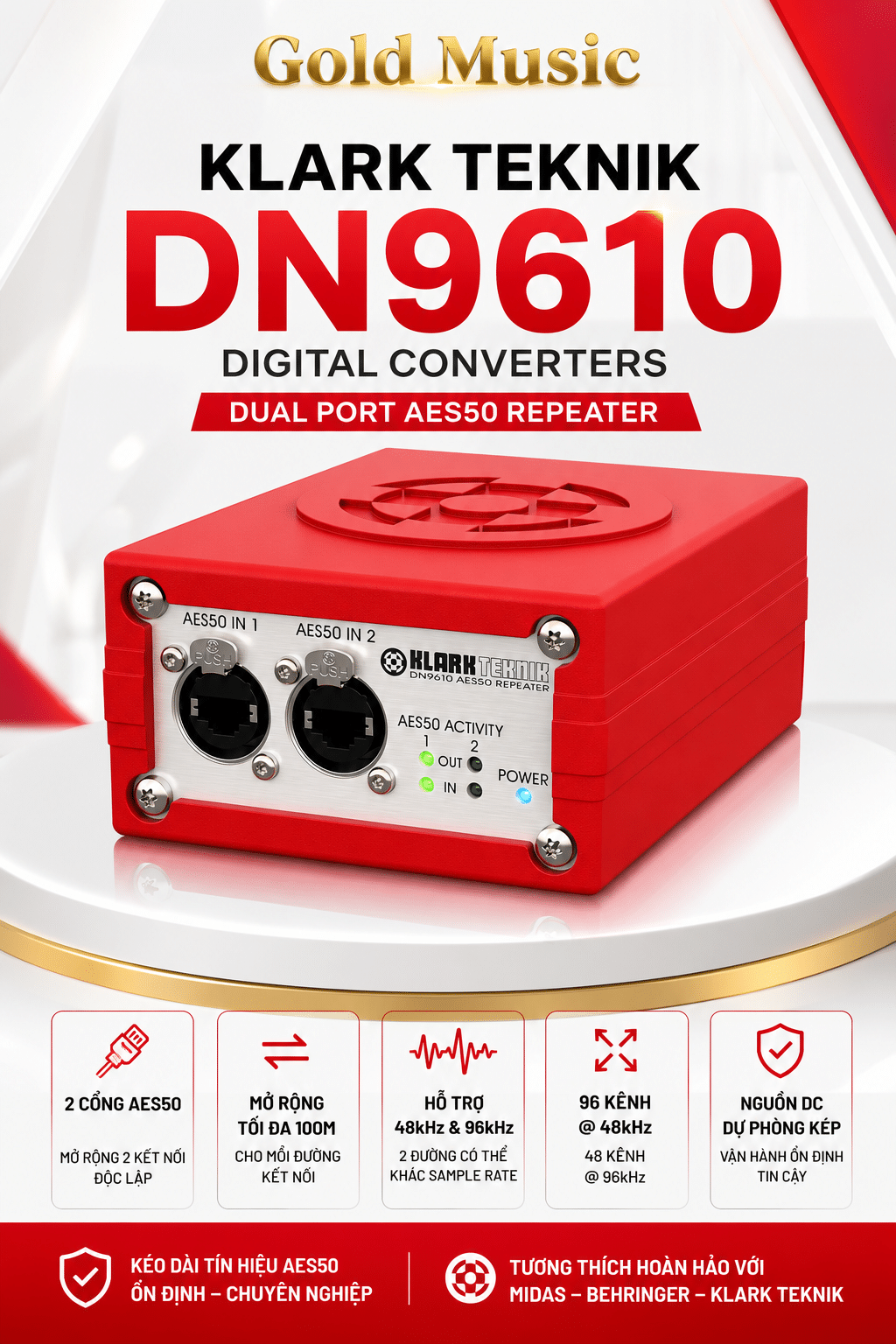 Klark Teknik DN9610 Digital Converters klark teknik dn9610 digital converters