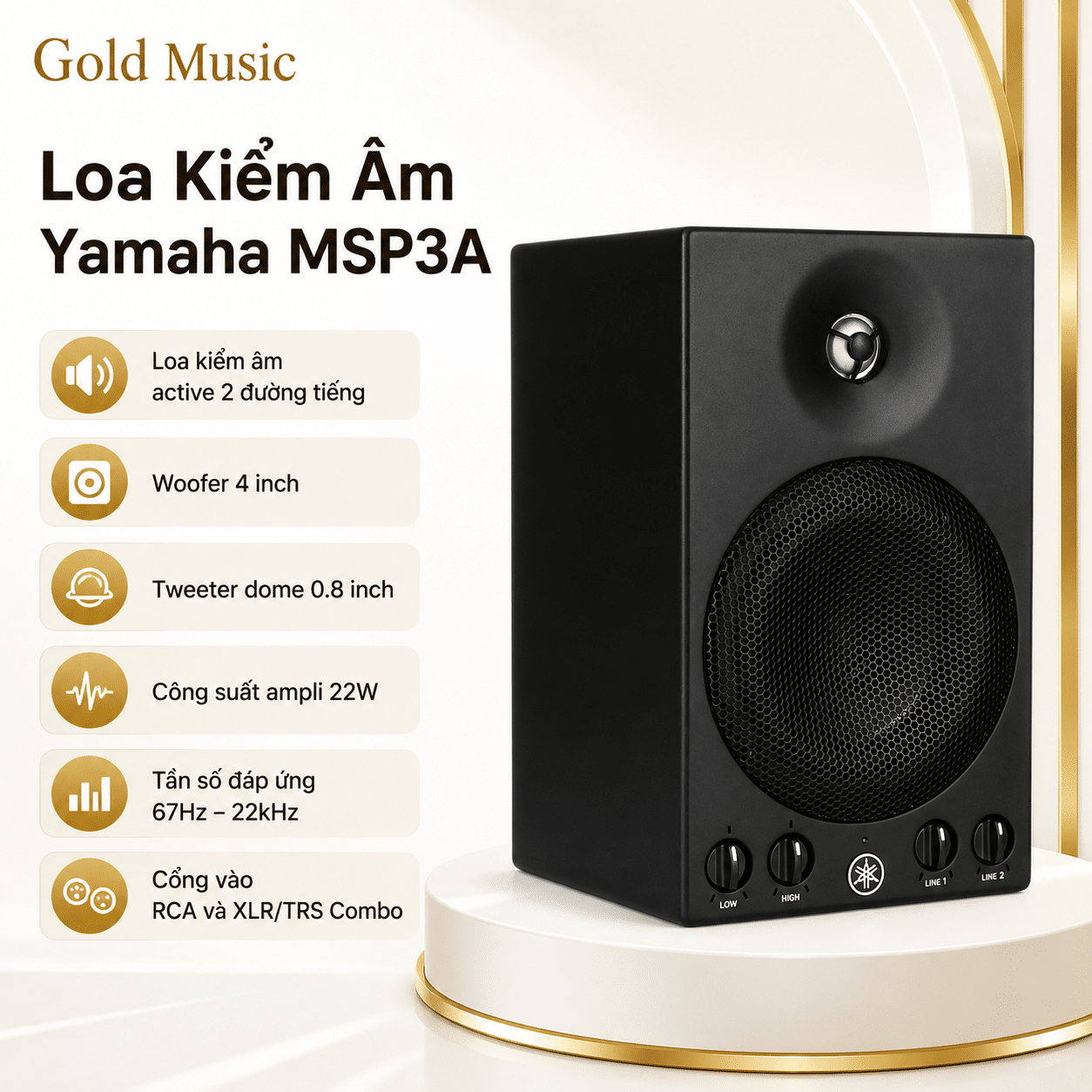 Loa kiểm âm Yamaha MSP3A loa kiem am yamaha msp3a