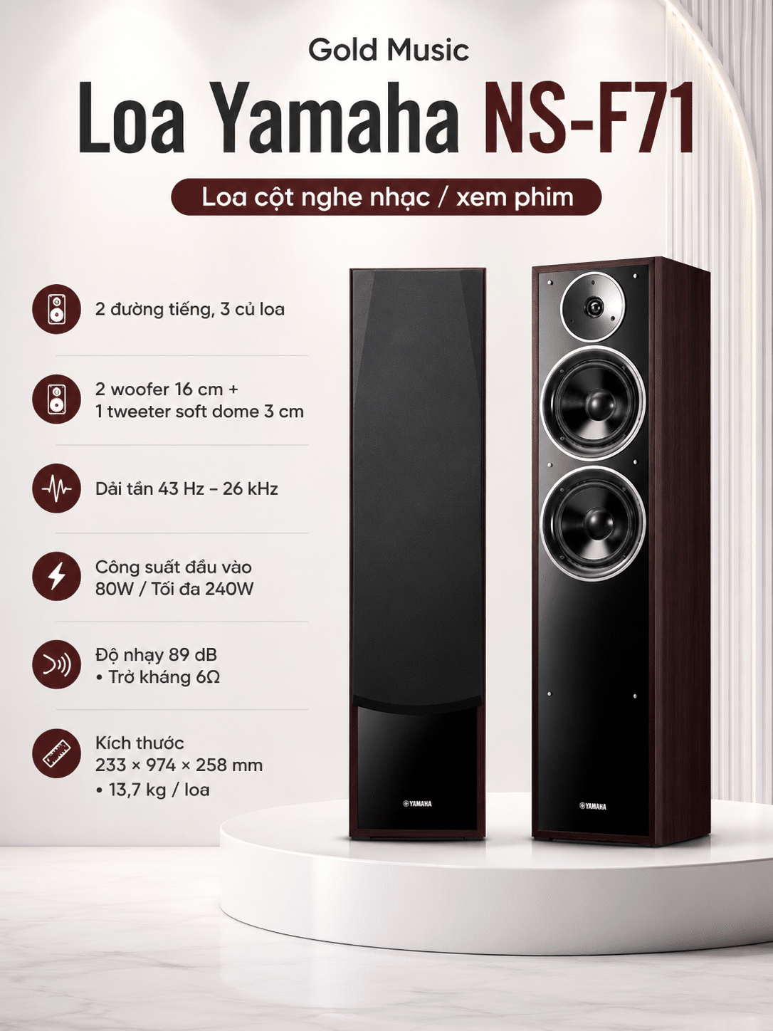 Loa Yamaha NS-F71 loa yamaha ns f71