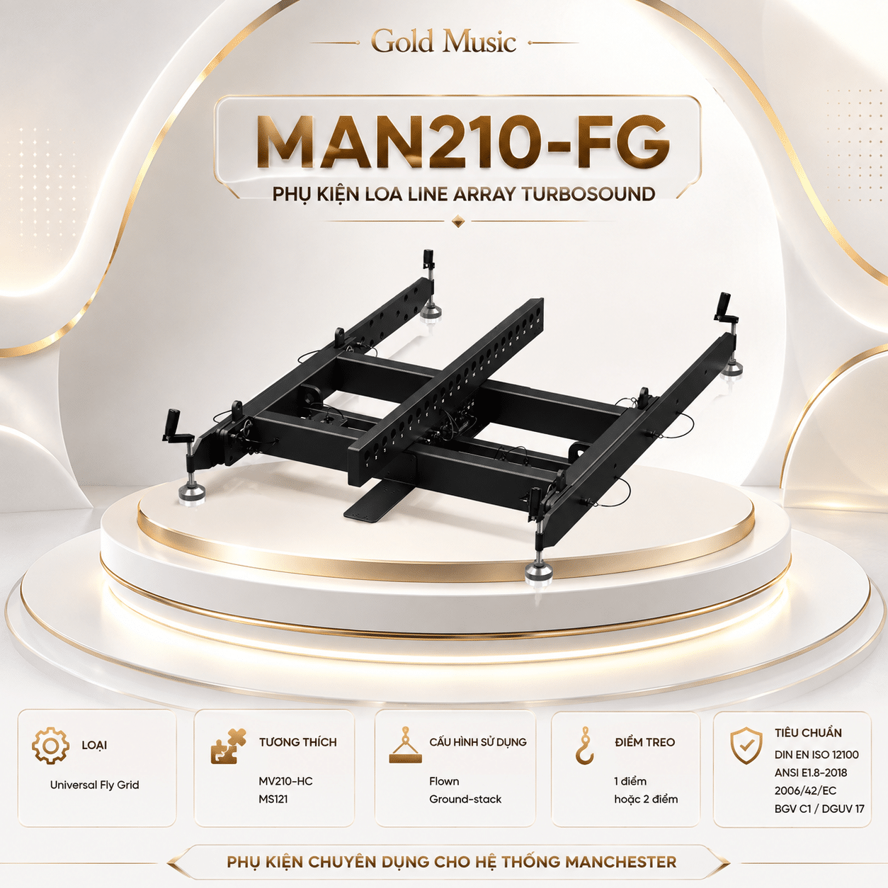 MAN210-FG Phụ kiện loa Line Array Turbosound man210 fg phu kien loa line array