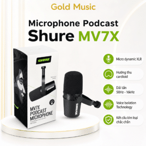 microphone podcast shure mv7x 1