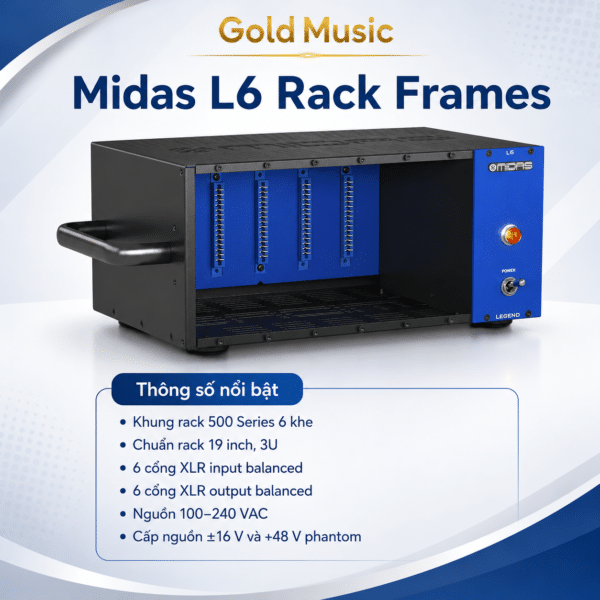 midas l6 rack frames