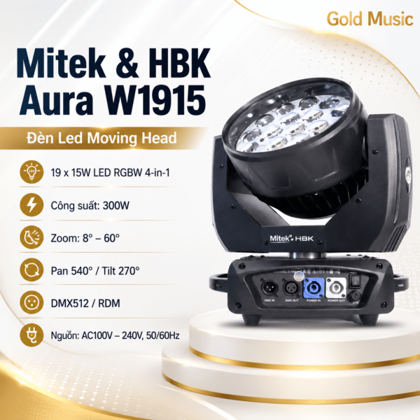 mitek and hbk aura w1915 den led