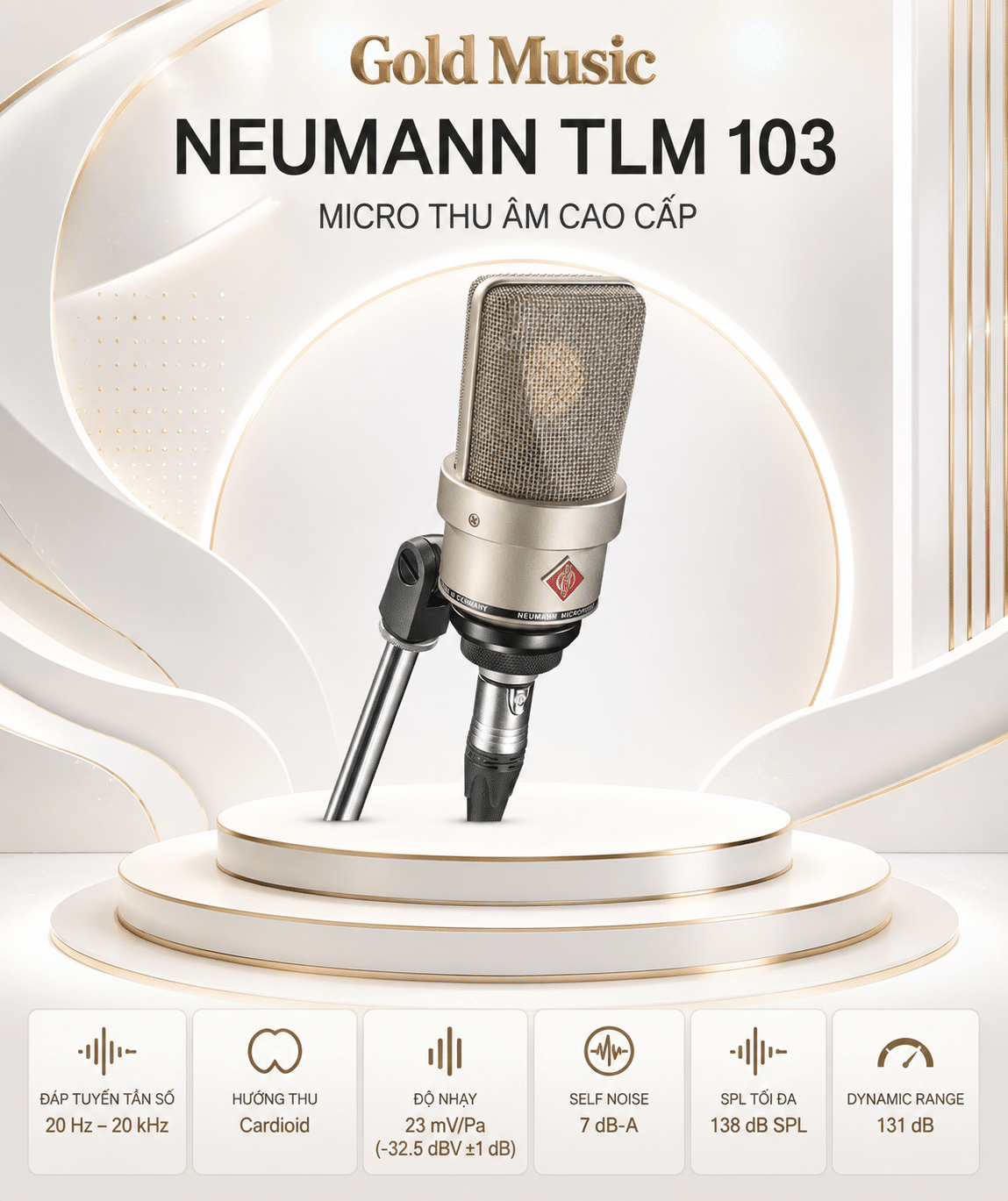 Neumann TLM 103 – Micro Thu Âm neumann tlm 103 micro thu am