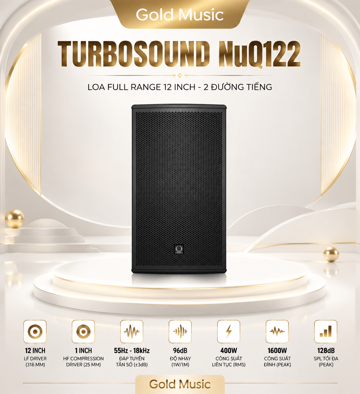 NuQ122 Loa Full 3 tấc Turbosound nuq122 loa full 3 tac turbosound