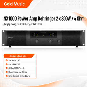 NX1000 Power Amp Behringer 2 x 300w / 4 ohm | Amply Công Suất Behringer NX1000 nx1000 power amp behringer