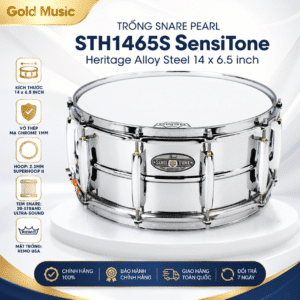 pearl sth1465s snare 14 inch sensitone heritage