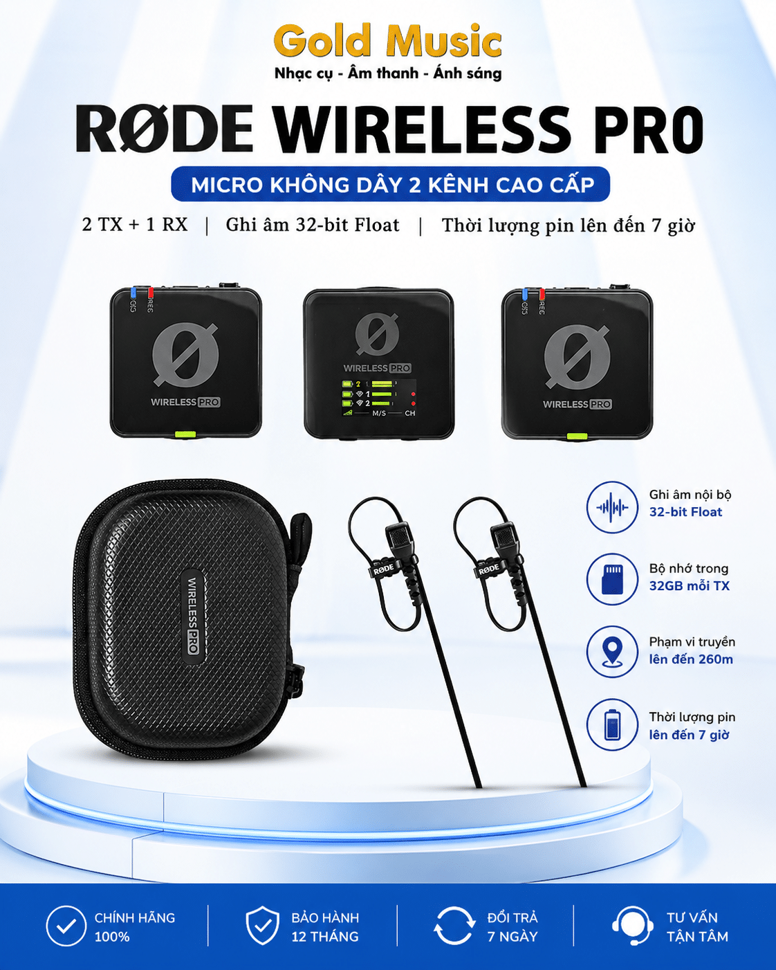 RØDE Wireless PRO – Micro không dây rode wireless pro