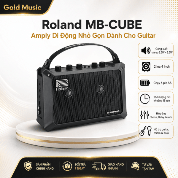 Roland MB-CUBE amply di động nhỏ gọn dành cho guitar roland mb cube amply di dong danh