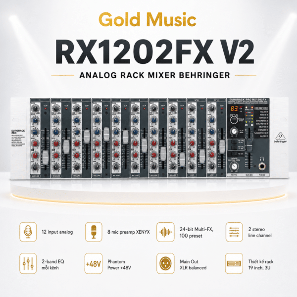 RX1202FX V2 Analog Rack Mixer Behringer rx1202fx v2 analog rack mixer behringer