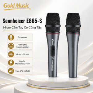 sennheiser e865 s micro cam tay
