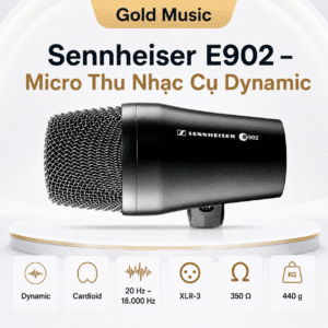 sennheiser e902 micro thu nhac cu dynamic