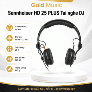 sennheiser hd 25 plus tai nghe dj
