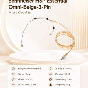 sennheiser hsp essential omni 3 pin micro