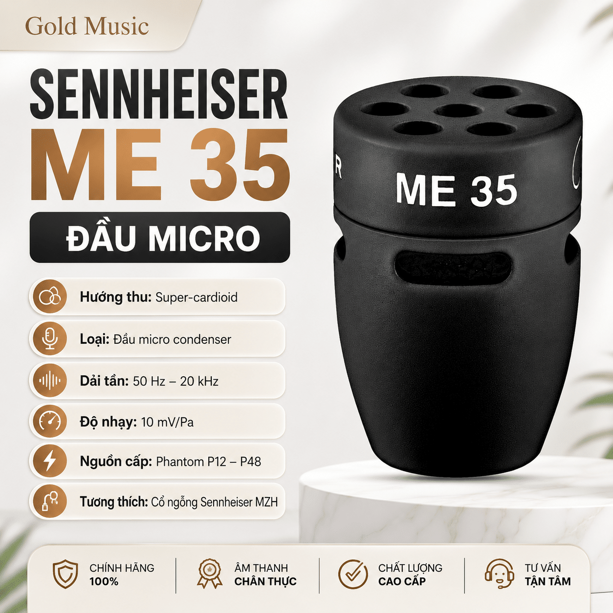 SENNHEISER ME-35 Đầu micro sennheiser me 35 dau micro