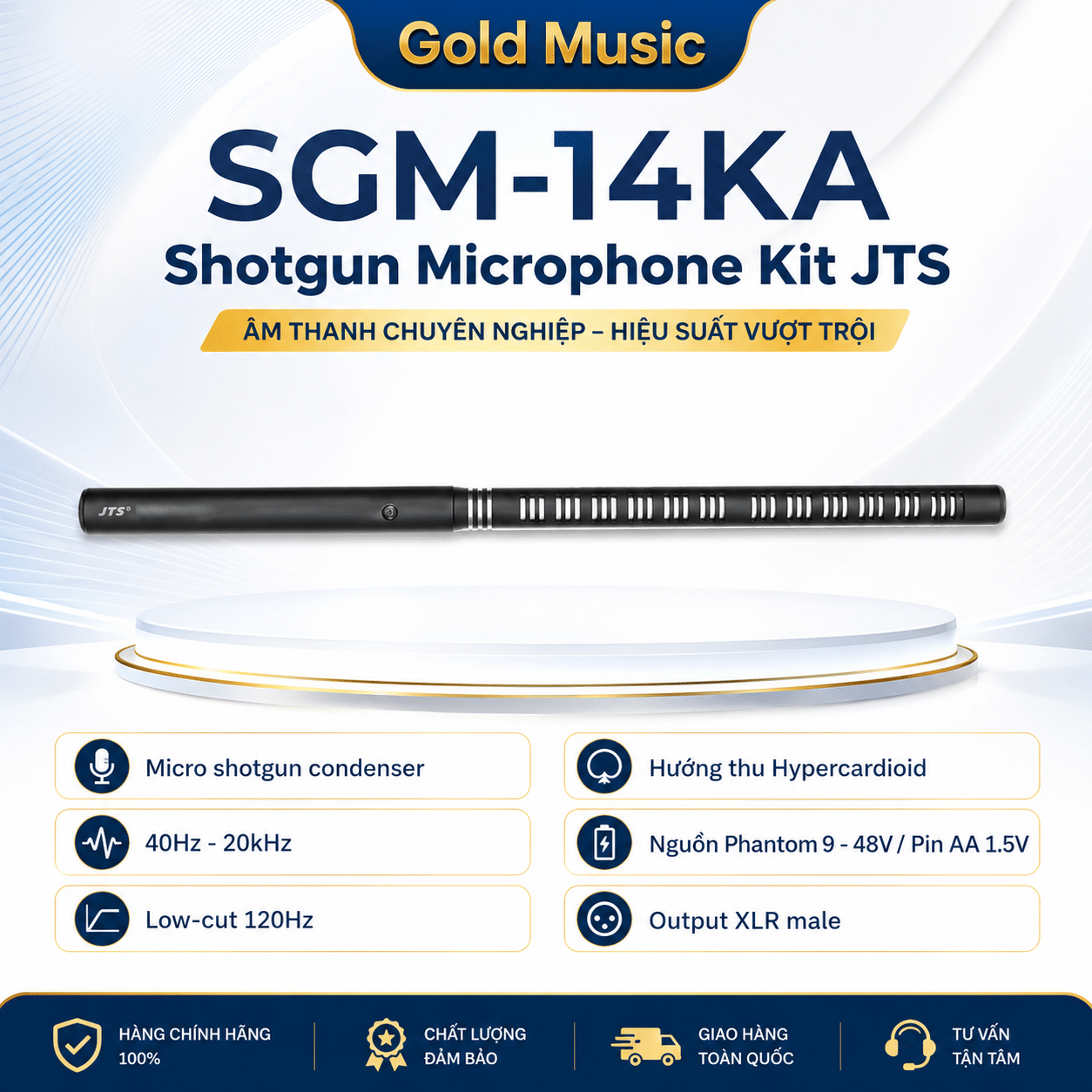 SGM-14KA Shotgun Microphone Kit JTS sgm 14ka shotgun microphone kit jts