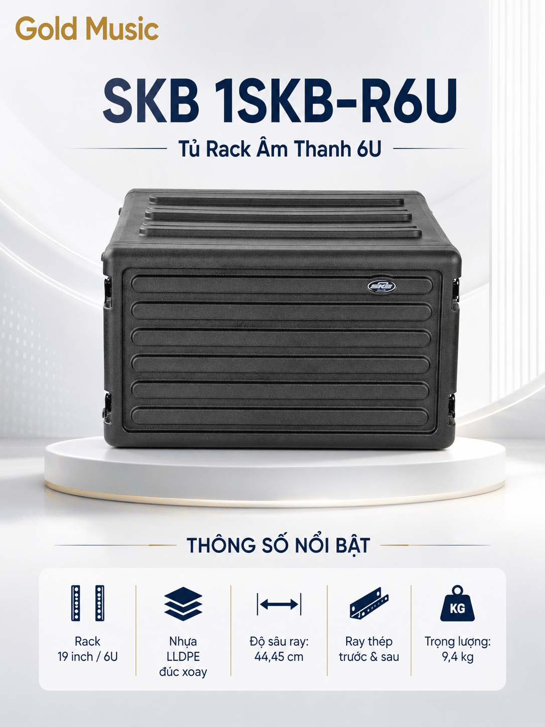 SKB 1SKB-R6U Tủ âm thanh skb 1skb r6u tu