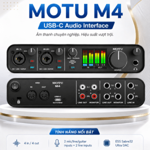 soundcard motu m4 usb c soundcard