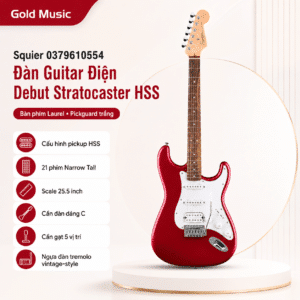 squier 0379610554 dan guitar dien debut stratocaster