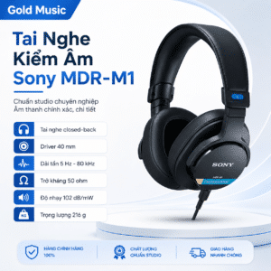Tai Nghe Kiểm Âm Sony MDR – M1 tai nghe kiem am sony mdr m1