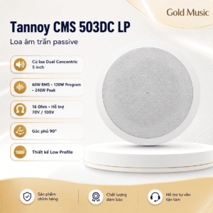Tannoy CMS 503DC LP – Loa Âm Trần Passive tannoy cms 503dc lp loa am tran passive