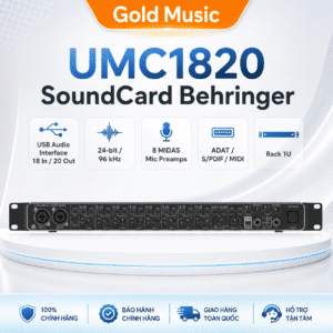 umc1820 soundcard behringer