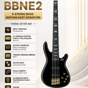 Yamaha BBNE2 – Đàn Guitar Bass yamaha bbne2 dan guitar bass