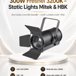 300w fresnel 3200k