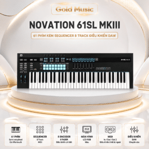ban phim midi novation 61sl mkiii sequencer