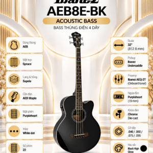 bass ibanez aeb8e bk 4