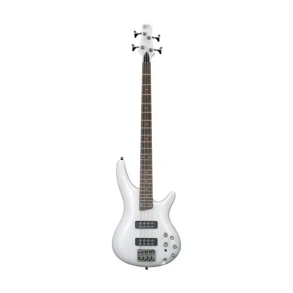 Bass điện Ibanez SR300E-PW 4 dây màu Powder White bass ibanez sr300e pw4