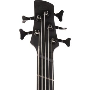 Bass multi scale Ibanez Iron Label SRMS625EX-BKF 5 dây màu Black Flat bass ibanez srms625ex bkf 1