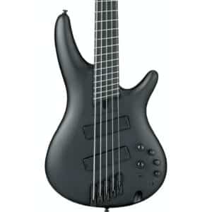 Bass multi scale Ibanez Iron Label SRMS625EX-BKF 5 dây màu Black Flat bass ibanez srms625ex bkf 4