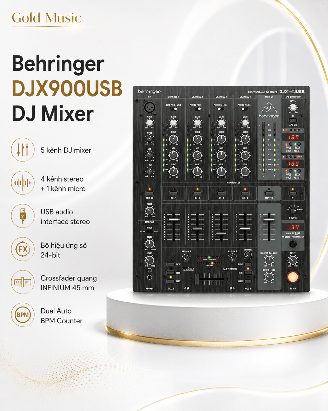 Behringer DJX900USB DJ Mixer behringer djx900usb dj mixer