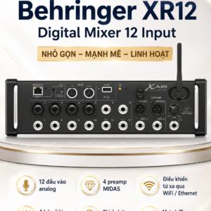 behringer xr12 digital mixer 12 input 5