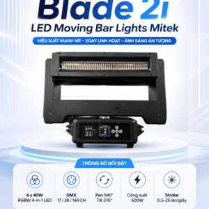 blade 2i led moving bar lights mitek