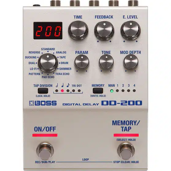 Pedal Digital Delay BOSS DD-200 boss dd 200 3
