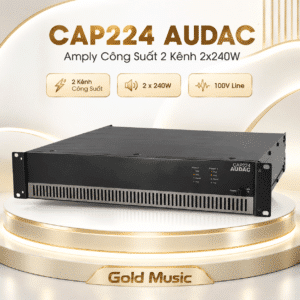 CAP224 AUDAC Amply Công Suất 2 Kênh 2x240W cap224 audac ampli 2 kenh 2x240w