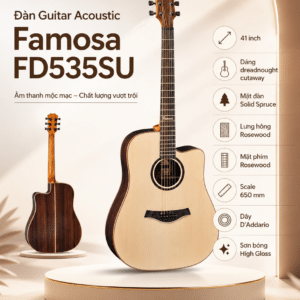 Đàn Guitar Acoustic Famosa FD535SU dan guitar acoustic famosa fd535su
