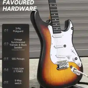 DONNER ĐÀN GUITAR ĐIỆN DST-80 3TS BUNBLE EC6959 donner dst 80 3ts bumble ec6959 1